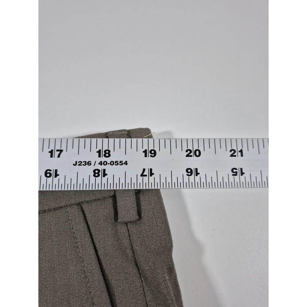 Sansabelt Dress Pants Mens 38x36 Brown Pleated Straight Comfort Waist NWT